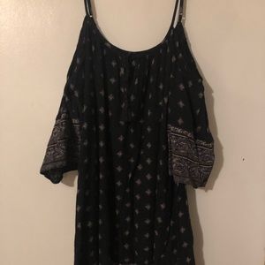 AE off the shoulder flowy mini dress